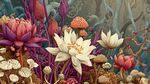 夢幻蓮花與菌類奇幻景觀