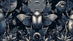 神秘甲蟲與奇幻元素插畫