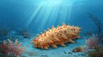 海底海參 海洋奇妙生物景觀