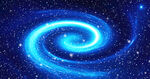 藍(lán)色旋渦星空