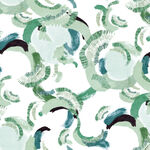 清新綠調(diào)抽象水彩圖案