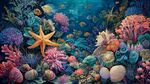 夢幻海底珊瑚海星世界