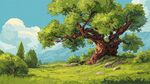原野巨樹(shù)繪就自然美景