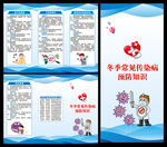 冬季傳染病預防知識三折頁