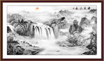 中堂山水畫