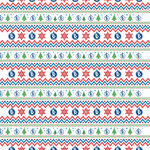 圣誕主題幾何圖案無縫背景