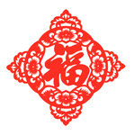 傳統(tǒng)剪紙福字剪紙符號(hào)
