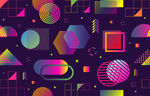 多彩幾何圖案背景設(shè)計(jì)