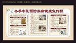 冬季中醫(yī)預(yù)防疾病健康宣傳欄