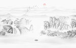 中式水墨山水