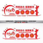 網(wǎng)格服務(wù)文化墻