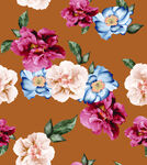 復(fù)古花卉圖案背景