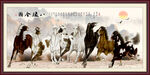 八駿全圖國(guó)畫(huà)
