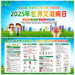 2025年世界艾滋病日展板