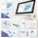 攝影作品集方形畫冊indd模板