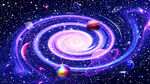 夢幻絢麗的星系景觀