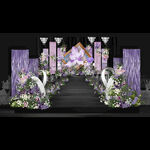 莫奈金相框婚禮