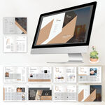 現(xiàn)代簡約風PPT模板展示