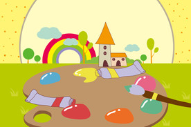 最新幼儿园海报PPT背景图片