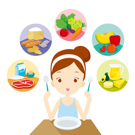 健康减肥矢量设计素材