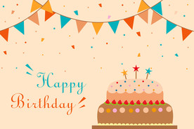 生日海报PPT背景