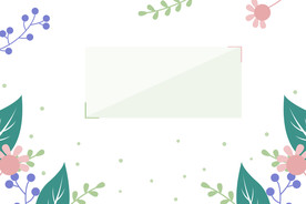 小清新PPT背景图片