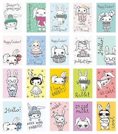 白兔系列装饰画