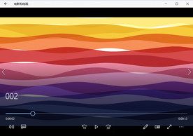 彩色卡通大海波浪