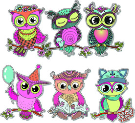 可爱卡通小鸟插画素材