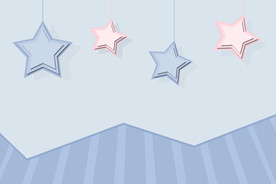 蓝色星星背景图