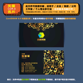 高档矢量名片企业公司通用名片