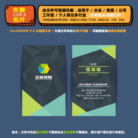 高档矢量名片企业公司通用名片