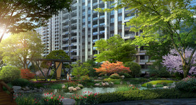 景观效果图小区效果图住宅效果图