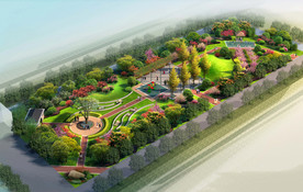 景观效果图公园效果图