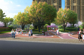 景观效果图公园效果图