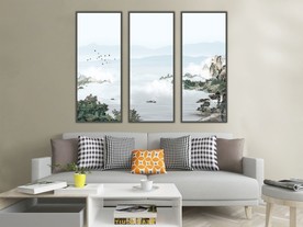 水墨山水装饰画