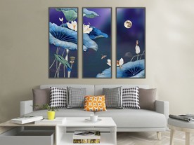 荷塘月色装饰画