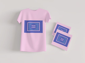 場景衣服樣機T恤貼圖