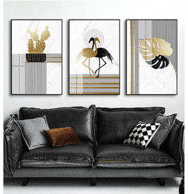 北歐三聯(lián)裝飾畫