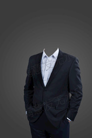 男士西装半身照