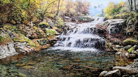 风景油画山水油画