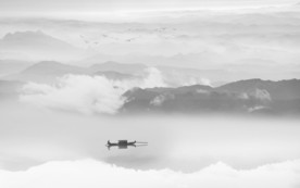 山水畫 水墨山水畫 意境山水畫