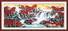 山水国画 山水画