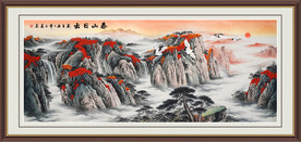 泰山 国画