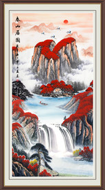 鸿运当头 国画