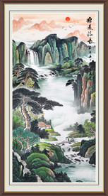 国画 旭日东升