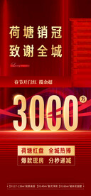 红色热销销冠单图