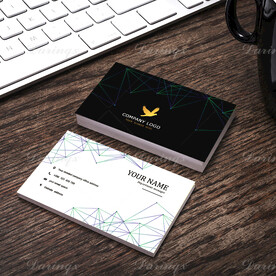 黑白高端商务名片