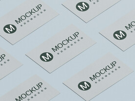 名片样机插画样机