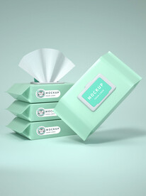 3D抽纸巾样机模型